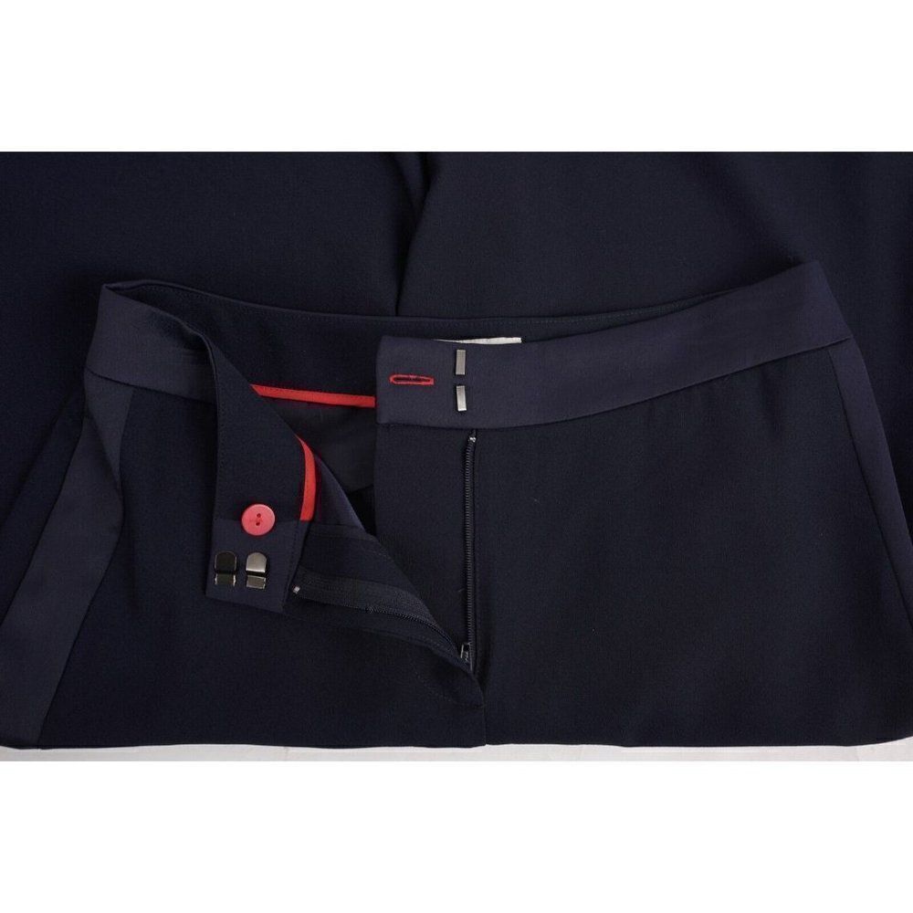 Boden Womens Wide Leg Culottes Trousers Pants UK 8P US 4P Navy Blue NWT - Picture 6 of 8